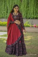 Cotton Ajrakh Chaniya Choli