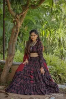 Cotton Ajrakh Chaniya Choli