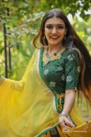Yellow and Green Chaniya Choli