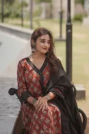 ajrakh cotton kurti