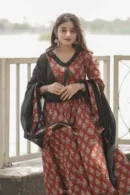 ajrakh cotton kurti