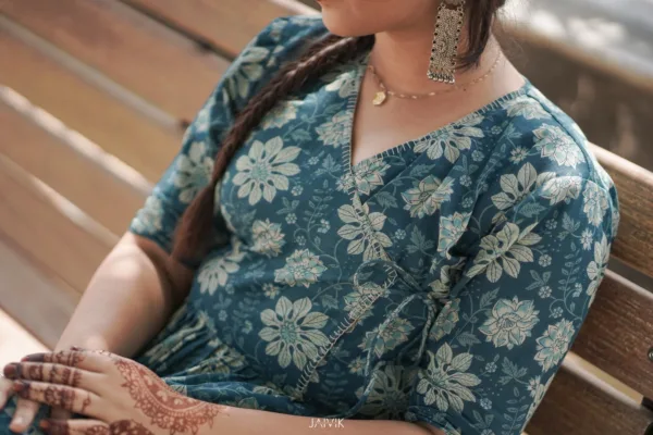Kalamkari kurti n plazzo sets - Image 7