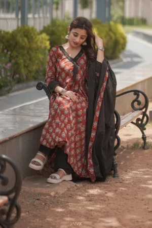 ajrakh cotton kurti