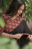 Rang-e- ajrakh Saree Collection
