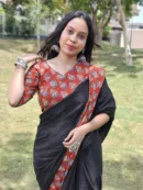 Rang-e- ajrakh Saree Collection
