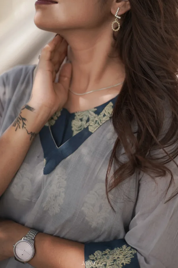 Kalamkari kurti n plazzo sets - Image 6