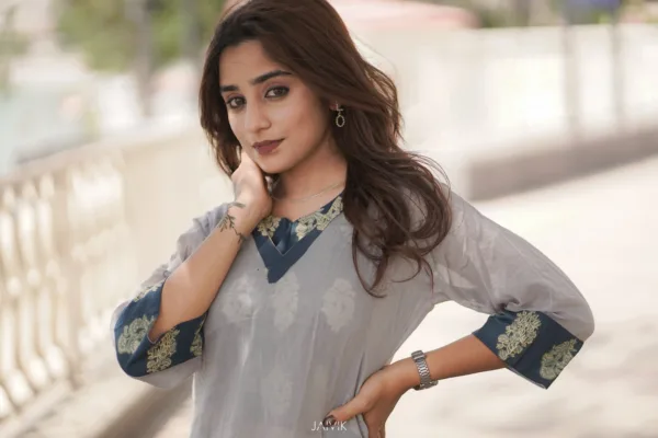 Kalamkari kurti n plazzo sets - Image 3